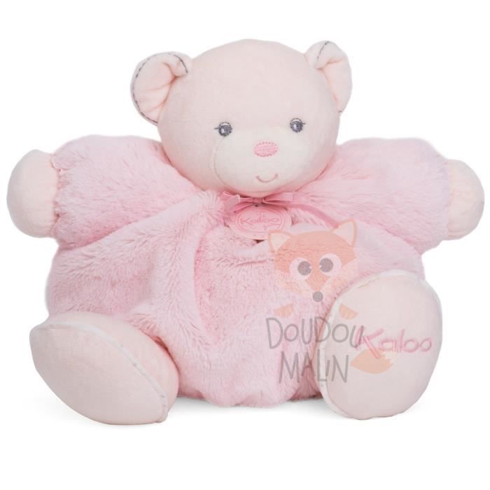  perle peluche ours rose 30 cm 
